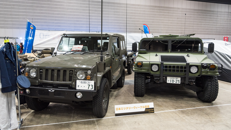 “Military” vehicles even though Japan doesn’t technically have a military